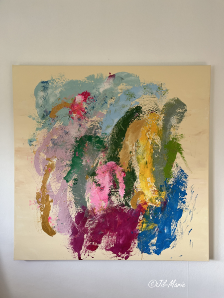 Farbenwelten (100x100x3.5cm)