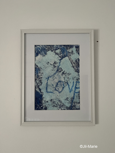 Eingefrorene Liebe (33x44x2cm)