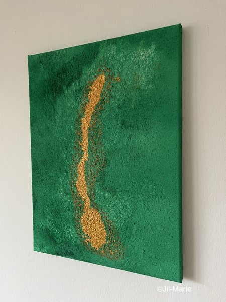 Golden Line (30x40x2cm)