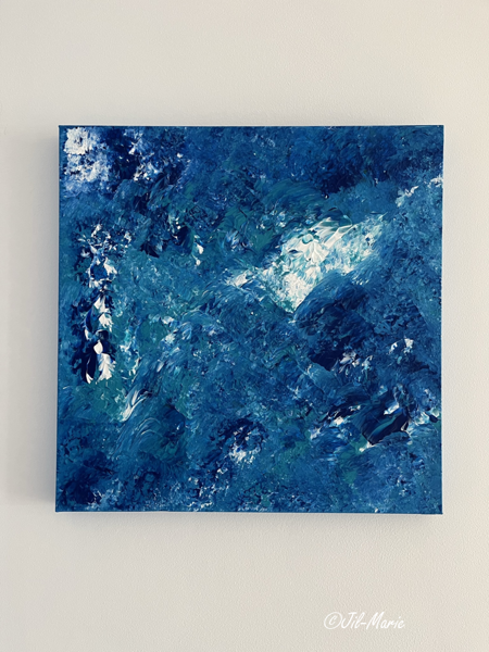 Deep Blue Ocean (50x50x3.5cm)