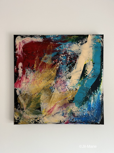 Farben in der Herbstlandschaft (50x50x3.5cm)