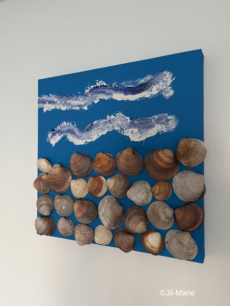 Into The Blue (40x40x3.5cm)
