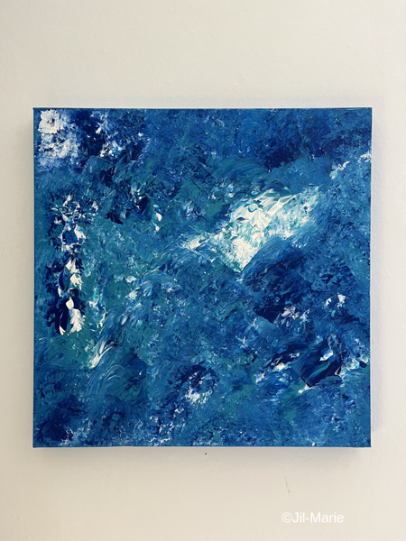 Deep Blue Ocean (50x50x3.5cm)