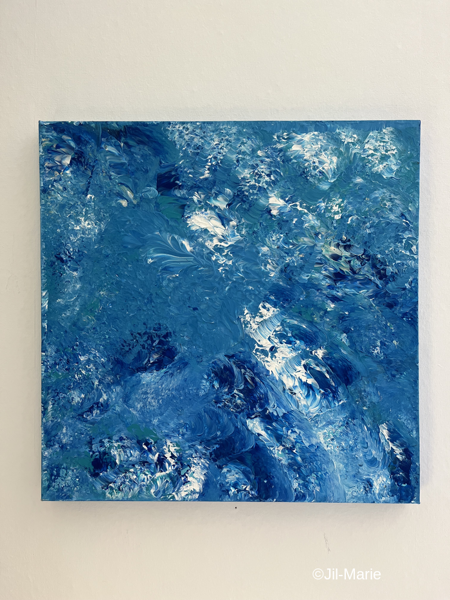 Deep Blue Ocean (50x50x3.5cm)