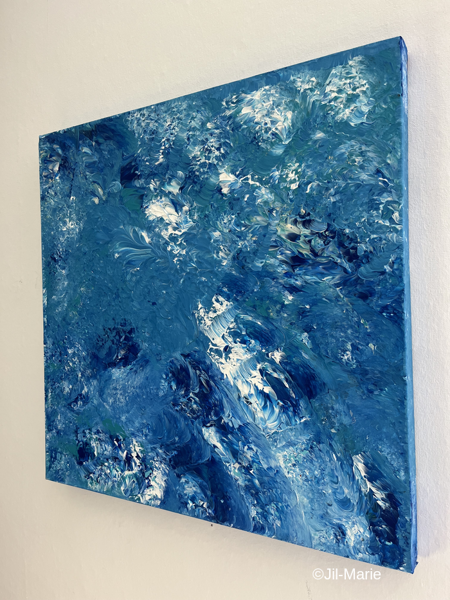 Deep Blue Ocean (50x50x3.5cm)