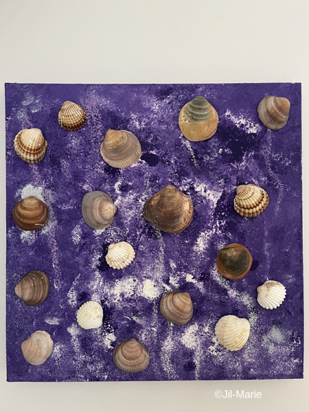 Shells In Universe (50x50x3.5cm)