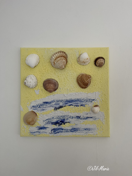Shells On The Beach (21x21x2cm)