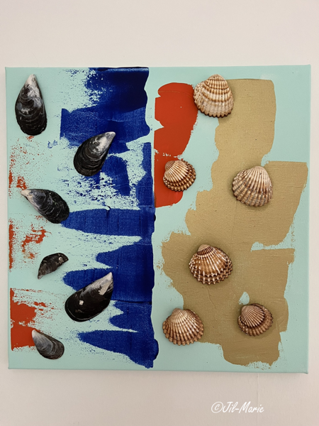 Shells In Abstraction (40x40x2cm)