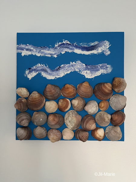 Into The Blue (40x40x3.5cm)